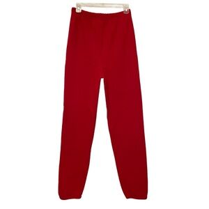 Vintage Eagle Sportswear Red Joggers Sweatpants Mens Size Large USA